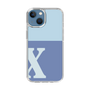 Slim Protection Case［ Original - initial two tone - X blue ］