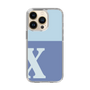 Slim Protection Case［ Original - initial two tone - X blue ］