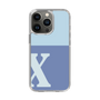 Slim Protection Case［ Original - initial two tone - X blue ］