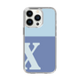 Slim Protection Case［ Original - initial two tone - X blue ］