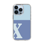 Slim Protection Case［ Original - initial two tone - X blue ］