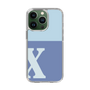 Slim Protection Case［ Original - initial two tone - X blue ］