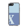 Slim Protection Case［ Original - initial two tone - X blue ］