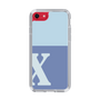 Slim Protection Case［ Original - initial two tone - X blue ］