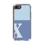 Slim Protection Case［ Original - initial two tone - X blue ］