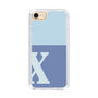 Slim Protection Case［ Original - initial two tone - X blue ］
