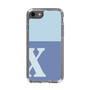 Slim Protection Case［ Original - initial two tone - X blue ］