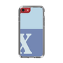 Slim Protection Case［ Original - initial two tone - X blue ］