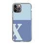 Slim Protection Case［ Original - initial two tone - X blue ］