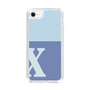 Slim Protection Case［ Original - initial two tone - X blue ］