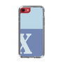 Slim Protection Case［ Original - initial two tone - X blue ］