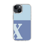 Slim Protection Case［ Original - initial two tone - X blue ］