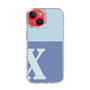 Slim Protection Case［ Original - initial two tone - X blue ］