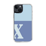Slim Protection Case［ Original - initial two tone - X blue ］