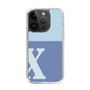 Slim Protection Case［ Original - initial two tone - X blue ］