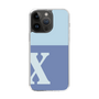 Slim Protection Case［ Original - initial two tone - X blue ］