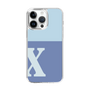 Slim Protection Case［ Original - initial two tone - X blue ］
