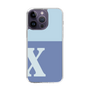 Slim Protection Case［ Original - initial two tone - X blue ］