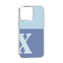 Slim Protection Case［ Original - initial two tone - X blue ］