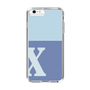 Slim Protection Case［ Original - initial two tone - X blue ］
