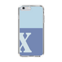 Slim Protection Case［ Original - initial two tone - X blue ］