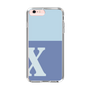 Slim Protection Case［ Original - initial two tone - X blue ］
