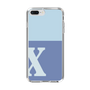 Slim Protection Case［ Original - initial two tone - X blue ］