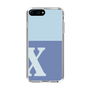 Slim Protection Case［ Original - initial two tone - X blue ］