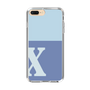 Slim Protection Case［ Original - initial two tone - X blue ］