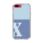 Slim Protection Case［ Original - initial two tone - X blue ］