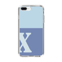 Slim Protection Case［ Original - initial two tone - X blue ］