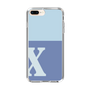 Slim Protection Case［ Original - initial two tone - X blue ］