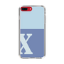 Slim Protection Case［ Original - initial two tone - X blue ］