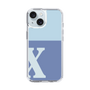 Slim Protection Case［ Original - initial two tone - X blue ］