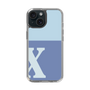 Slim Protection Case［ Original - initial two tone - X blue ］