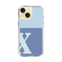 Slim Protection Case［ Original - initial two tone - X blue ］