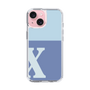 Slim Protection Case［ Original - initial two tone - X blue ］