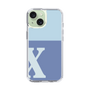 Slim Protection Case［ Original - initial two tone - X blue ］