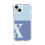Slim Protection Case［ Original - initial two tone - X blue ］