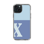 Slim Protection Case［ Original - initial two tone - X blue ］