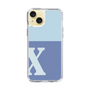 Slim Protection Case［ Original - initial two tone - X blue ］