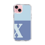 Slim Protection Case［ Original - initial two tone - X blue ］