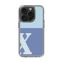 Slim Protection Case［ Original - initial two tone - X blue ］