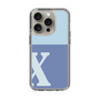 Slim Protection Case［ Original - initial two tone - X blue ］