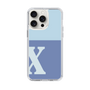 Slim Protection Case［ Original - initial two tone - X blue ］