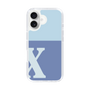 Slim Protection Case［ オリジナル - initial two tone - X blue ］