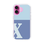 Slim Protection Case［ オリジナル - initial two tone - X blue ］
