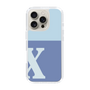 Slim Protection Case［ オリジナル - initial two tone - X blue ］