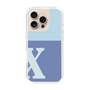 Slim Protection Case［ オリジナル - initial two tone - X blue ］