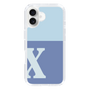 Slim Protection Case［ オリジナル - initial two tone - X blue ］